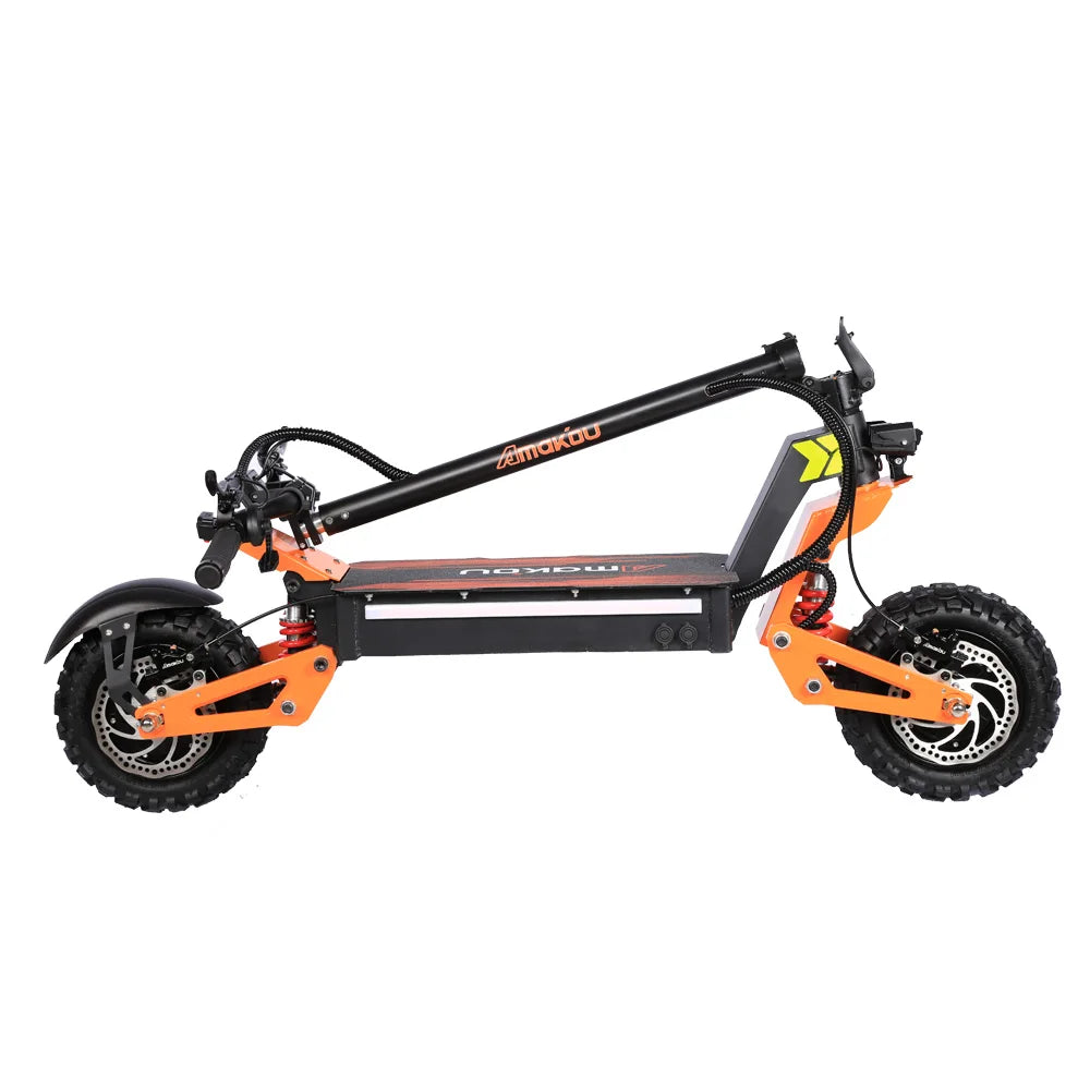 Stock European American Overseas Warehouses Sans High-Power 6000W Off-Road Folding Electric Scooter 60V40Ah Battery