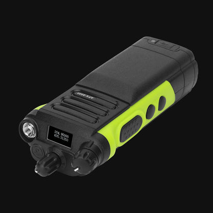HAMGEEK APX-8000 Green 12W 128CH VHF UHF Walkie Talkie Dual Band Radio Dual PTT and Duplex