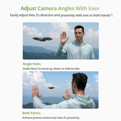DJI Neo 2 Fly More Combo Drones with a Camera & 3 Batteries Charging Hub Optional Accessory Kit 151g 4K 100FPS Slow Motion Omnidirectional Obstacle Sensing