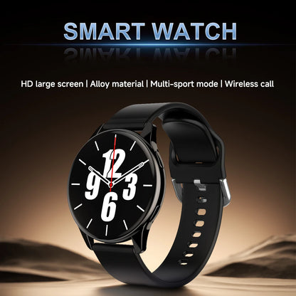 1pc New Full-Touch High-Definition Men'S and Women'S Sports Smartwatch Features ,Wireless Dialing, Answering Calls, Motion Tracking,  Music Control. Suitable for Android & Iphone,Christmas/New Year/Birthday Watch Gifts