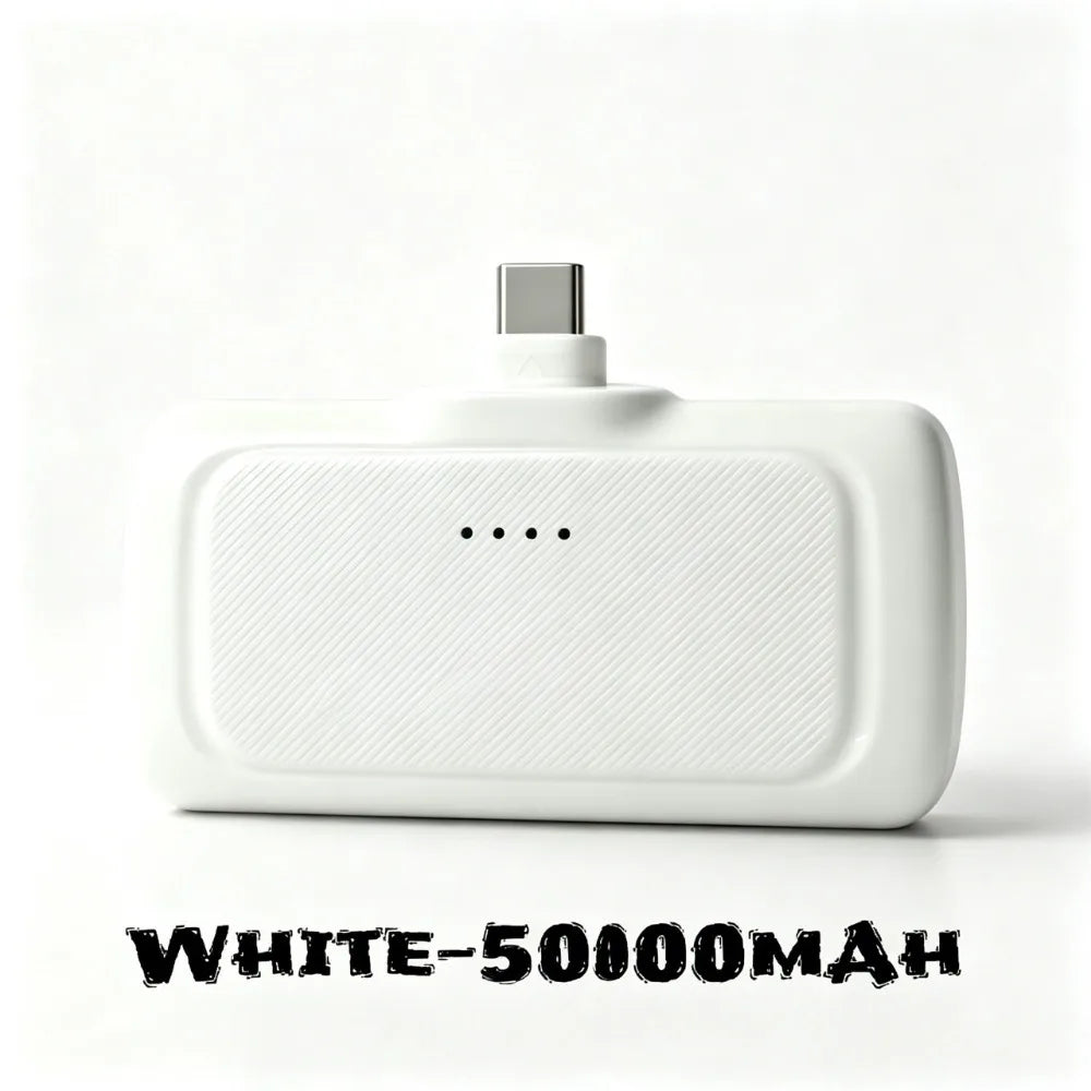 2-in-1 PD 22.5W Mini Power Bank 5000mAh, Compact Portable High Capacity External Battery Universal Charger for Travel Outdoor iPhone Samsung Android Smartphones