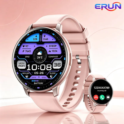 Latest Smartwatch, Premium, 1.5-Inch Touchscreen, Fashionable Strap, with Incoming Call/Message Reminders, Multi-Sport Modes, Camera Control, Calendar, Music Control, Alarm Reminders, Stopwatch, And More