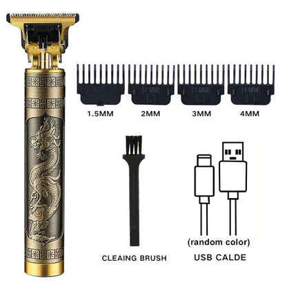 Rechargeable Hair Clipper Barber Professional Electric Hair Trimmer Shaver Trimmer Beard 0mm Men Hair Cutting Machine for Men