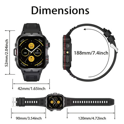 2026 Smart Watch, Supporting Wireless Calls, Multi-Sports Modes, Music, Reminders, Wallpapers, Weather, USB Charging, Multifunctional Wearable, Compatible with Iphone And Android, Unisex, Ideal Holiday Gift for Friends, Lover