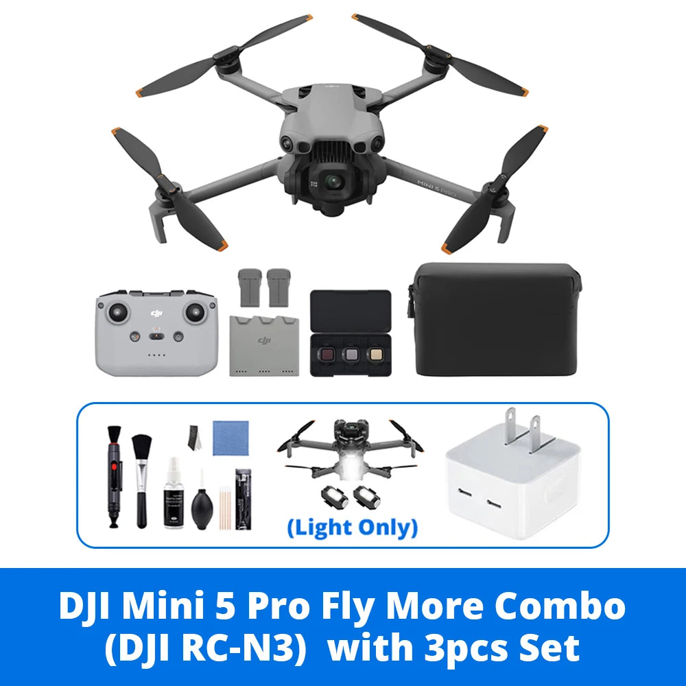 DJI Drone with RC-N3 Remote Controller | Drones with a Camera 4K Professional Imaging | Optional Accessories | Long Flight Time 360° Obstacle Sensing