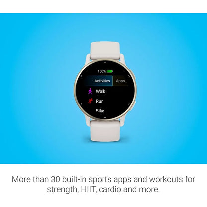 Health and Fitness GPS Smartwatch with AMOLED Display and Up to 11 Days Battery Life