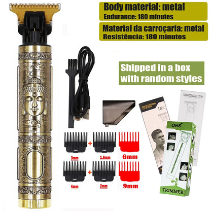 T9 Hair Clipper Repair Beard Shaving Body Hair Trimmer Clippers Electric Machine Men Haircut Machine 0mm Barber Shaver US STOCK