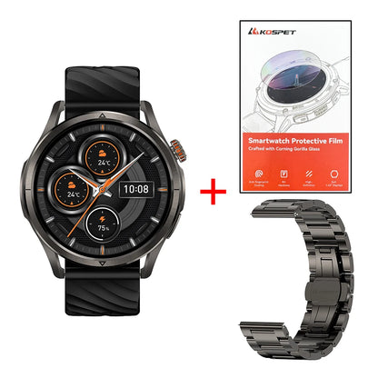 2025 KOSPET MAGIC R10 GPS Smart Watch For Men Compass Barometric Dual-band GNSS AMOLED Anti-Fingerprint 5ATM IP69K Waterproof
