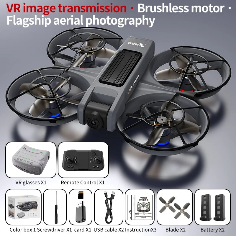 4.5-Inch Screen Remote Control Or Remote Control Without Screen | Drone With Dual Cameras | Brushless Motor, 40-Min Flight, Foldable Quadcopter, Optical Flow Positioning, Wind Resistanc