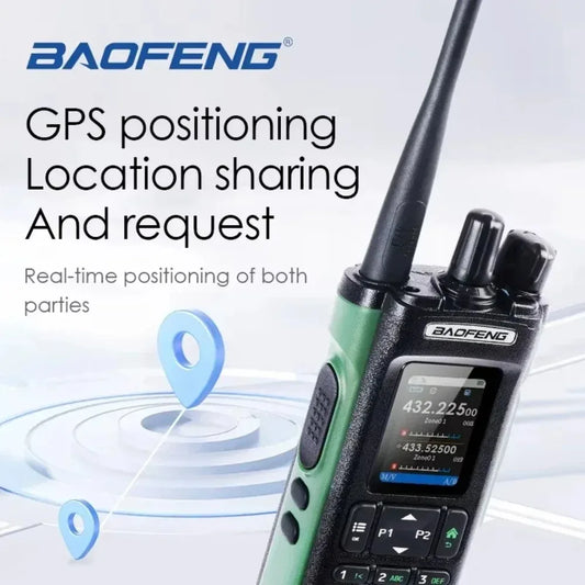 Baofeng DM-32 DMR Digital Radio GPS APRS Air Band Rx AES256 Recording Type-C Dual Time Slot Ham Walkie Talkie Tier