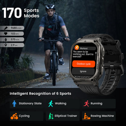 Original KOSPET TANK M3 Smart Watches For Men Smartwatch Women 480mAh Electronic Digital Fitness AMOLED AOD Bluetooth Watches