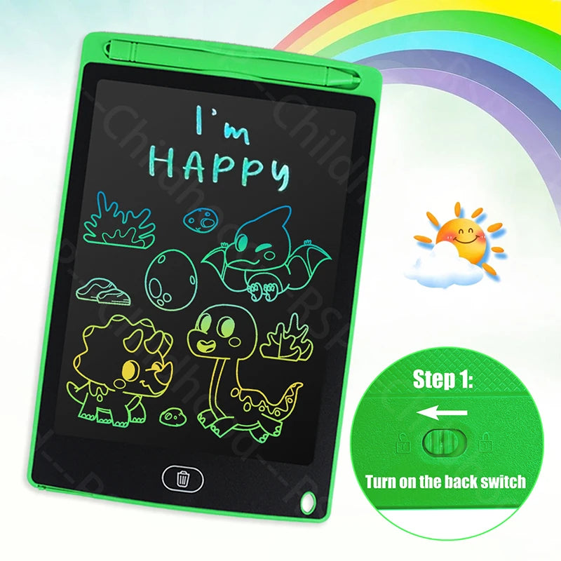 LCD Writing Tablet for Kids, 8.5 Inch Colorful Doodle Board Drawing Tablet, Educational Learning Toys Birthday Gifts for Boys Girls, Christmas Gift