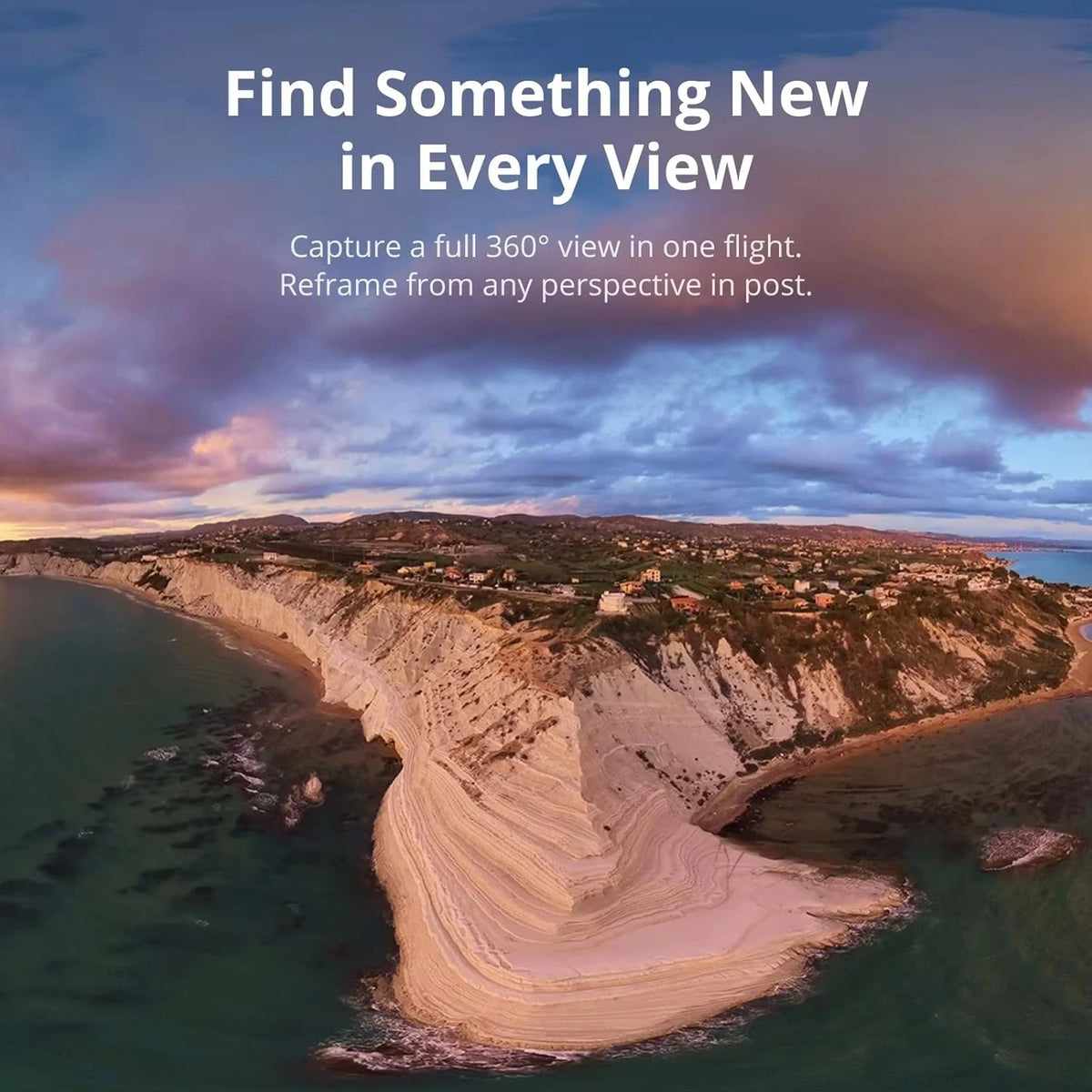 DJI Avata 360 Drones with a Camera & RC 2 Motion Controller - Drone 4K Professional Imaging, 60fps 155° Ultra-Wide-Angle Camera, O4+ FHD Video Transmission, RockSteady 3.0 Stabilization for Aerial Filming