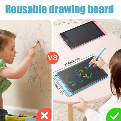 LCD Writing Tablet for Kids, 8.5 Inch Colorful Doodle Board Drawing Tablet, Educational Learning Toys Birthday Gifts for Boys Girls, Christmas Gift