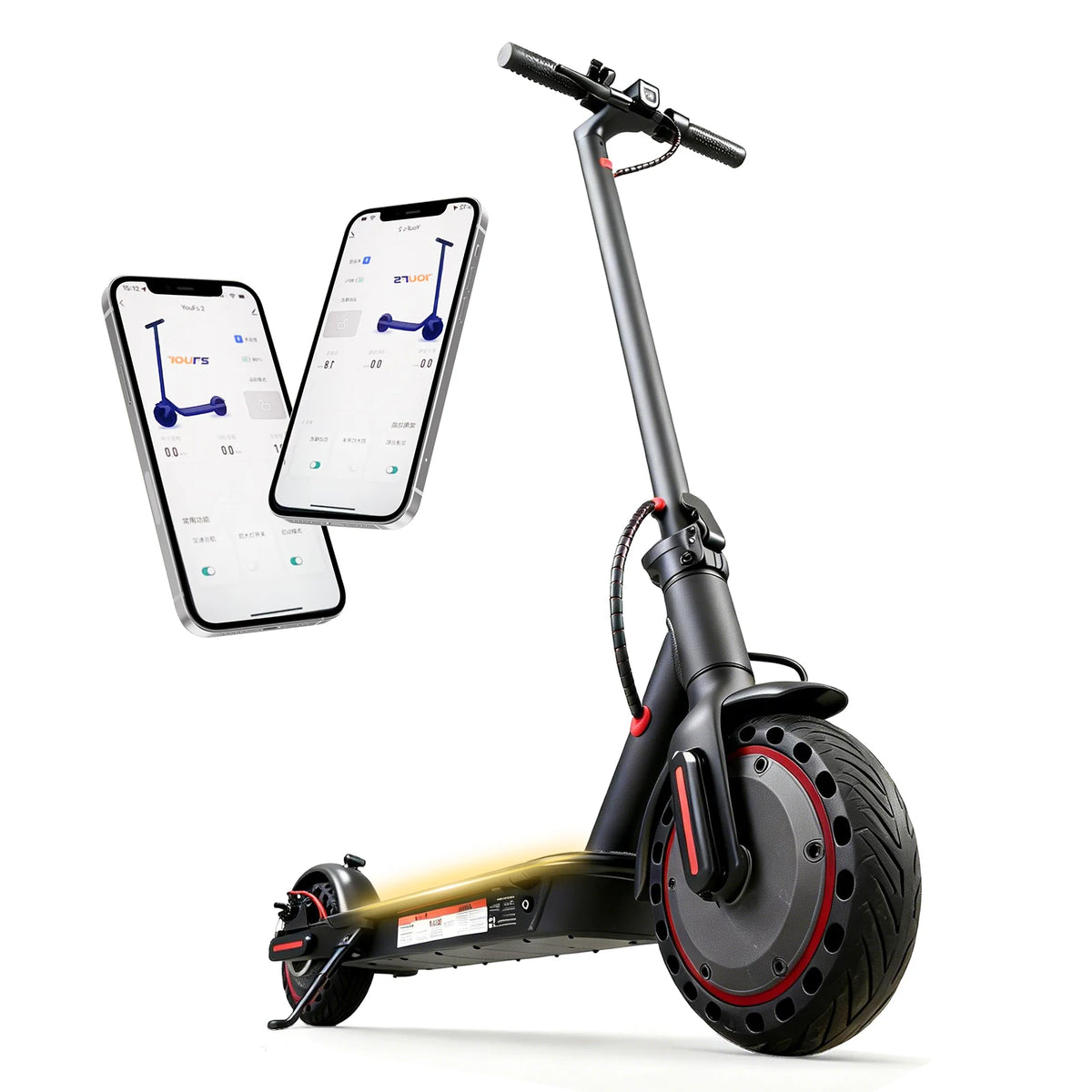 Adult Foldable Electric Scooter 350W Motor 36V 7.8Ah Battery 17Mile Range APP Control US Stock Commuting E-Scooter