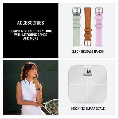 Active, Stylish Smartwatch with Built-in GPS, Hidden Display, and Up to 9 Days Battery Life