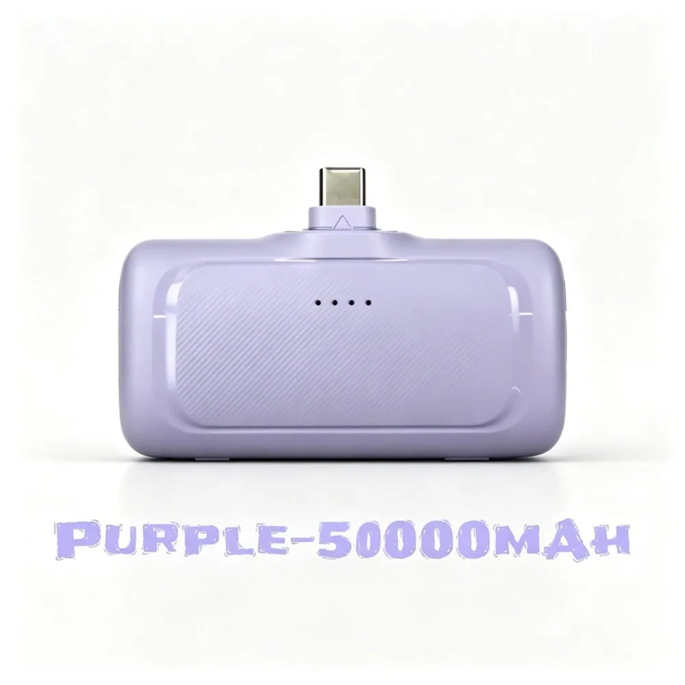 2-in-1 PD 22.5W Mini Power Bank 5000mAh, Compact Portable High Capacity External Battery Universal Charger for Travel Outdoor iPhone Samsung Android Smartphones
