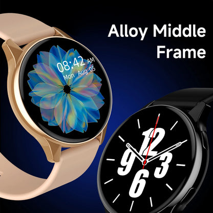 1pc New Full-Touch High-Definition Men'S and Women'S Sports Smartwatch Features ,Wireless Dialing, Answering Calls, Motion Tracking,  Music Control. Suitable for Android & Iphone,Christmas/New Year/Birthday Watch Gifts