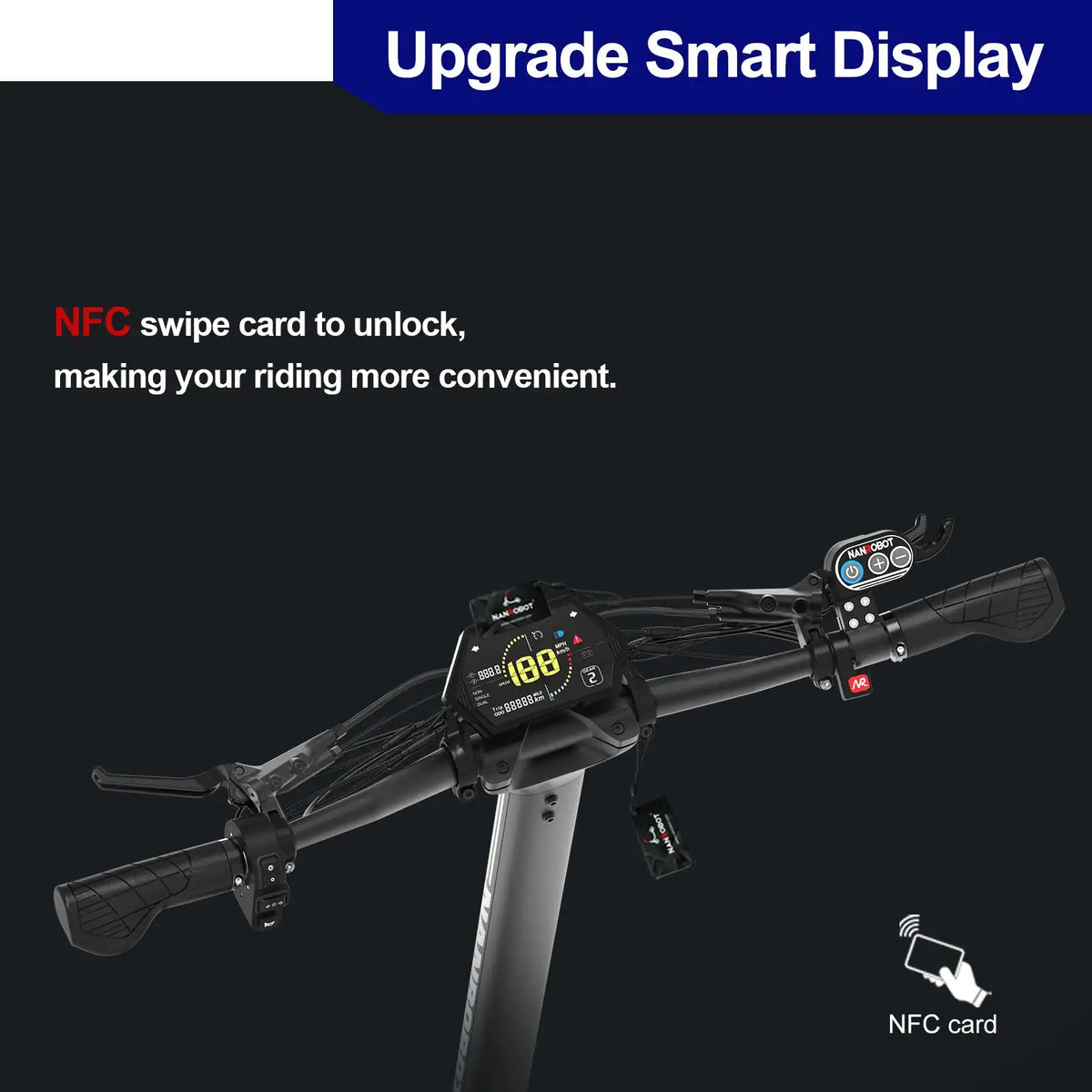 NANROBOT LS7+ Adult Electric Scooter - Fast 75mph Off-Road E-Scooter, Foldable Waterproof 6000W Dual Motor E-Scooter with Suspension, 300-Pound Load Capacity, 45-85 Mile Range, Dual Hydraulic Brakes
