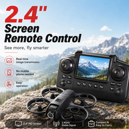 LY3 Portable Drone Dual Camera Aerial PLY3 Portable Drone Dual Camera Aerial Photography 2.4 Inch Screen Remote Control WIFI Image Transmissiohotography 2.4 Inch Screen Remote Control WIFI Image Transmission Optical Flow Hove