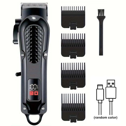 Professional Hair Clipper for Men, Electric Barber Clipper Cordless Rechargeable Hair Cutting Clippers, Men's Hair Cutting Tools