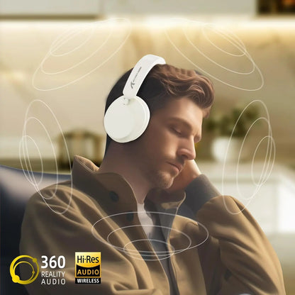 ATTACK SHARK G500 Wireless Over-ear Noise Canceling Headphones,Bluetooth ANC Gaming Headset with BT 5.3/3.5mm Audio Cable