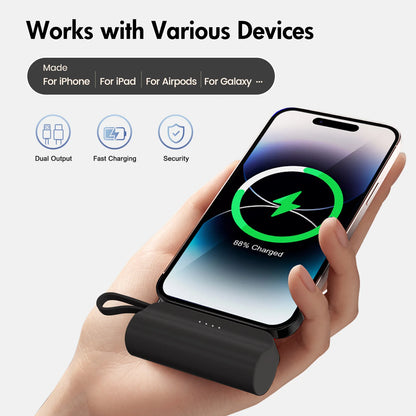 MIni Power Bank 4500mAh Fast Charging 10W Portable Type-C External Battery Charger For Huawei Samsung iPhone Powerbank