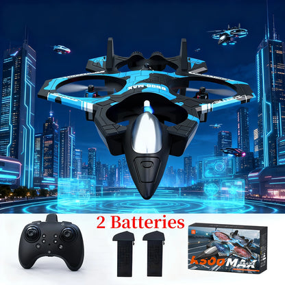 K500 RC Drone with LED Lights & Air Pressure Altitude Hold – Shock-Resistant Mini Quadcopter, 2.4G Remote Control, One-Key Takeoff/Landing/360° Rotation, Indoor/Outdoor Flying Toy, Ideal Gift for Friends