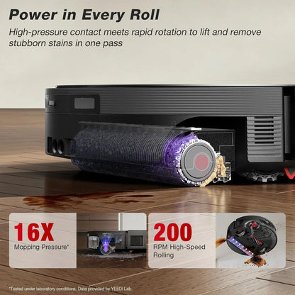 Robot Vacuum with Pre-Spray Cleaning Function, Advanced Robotic Floor Cleaner
