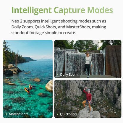 DJI Neo 2 Fly More Combo Drones with a Camera & 3 Batteries Charging Hub Optional Accessory Kit 151g 4K 100FPS Slow Motion Omnidirectional Obstacle Sensing