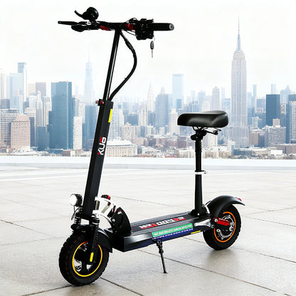 Factory Direct Seated Electric Scooter 800W 48V 13Ah Battery 35-40KM Range 150KG Load Foldable Electronic for Adults Travel