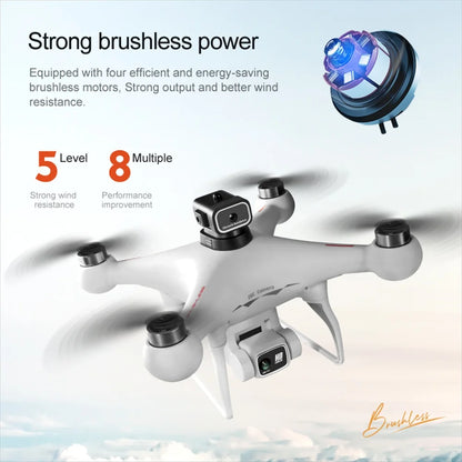 2026 Newest S116 MAX Brushless RC Drone with Dual Camera, WiFi FPV, Optical Flow Positioning, 360 Obstacle Avoidance, One Key Takeoff Landing, Altitude Hold, Foldable, Carry Bag Included, Long Flight Time, Gift for Adults