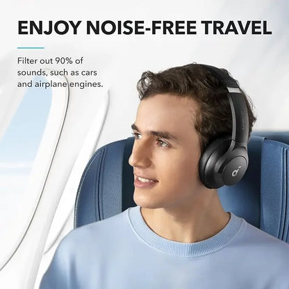 Soundcore by Anker Q20i ANC Headphones, Wireless Over-Ear, 40H, Hi-Res Audio, Deep Bass, App Control, Transparency (Refurbished)