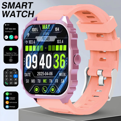 Stylish and Cool Smartwatch with Wireless Calling/dialing Function, Featuring Multiple Sports Modes, Weather Forecast, Music Control, Find Phone, Alarm Reminders, Do Not Disturb Mode, and More. The Top Choice for Birthday Gif