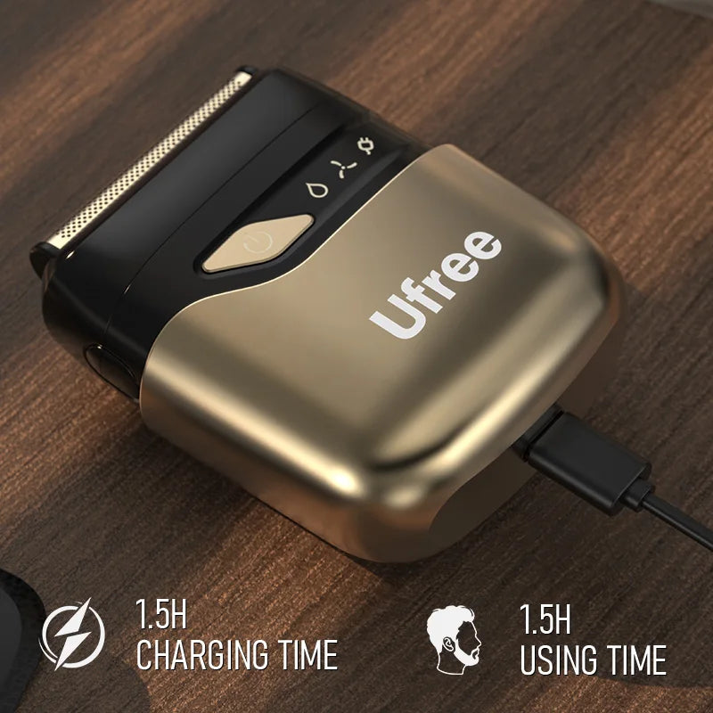 Ufree Electric Razor for Men, Foil Shaver with 2 Foil Heads, Home Appliance Electric Shaver, Wet Dry Cordless Razor, Chargeable
