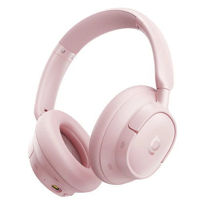 Baseus Bass Wireless Headphones Bluetooth 6.0 98% Noise Canceling Over Ear Headset Spatial Audio Earphone 80H Time