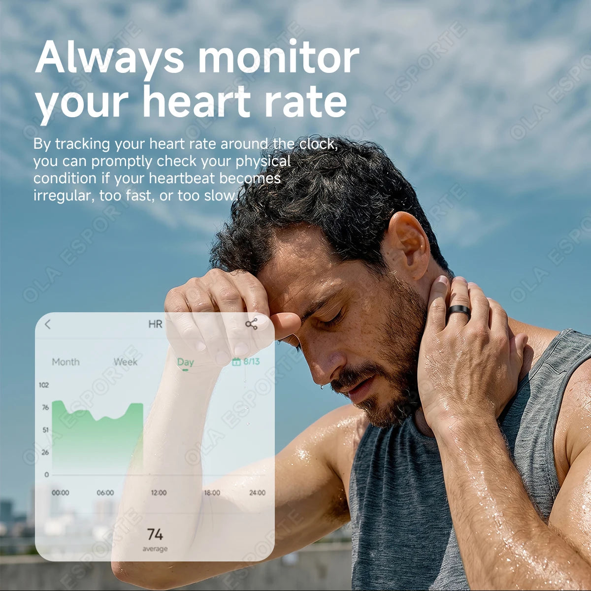 New Smart Ring with Case Heart Rate Blood Pressure Sleep Monitoring GPS Tracking IP68 Waterproof Men Women Smart Rings Gift Ring