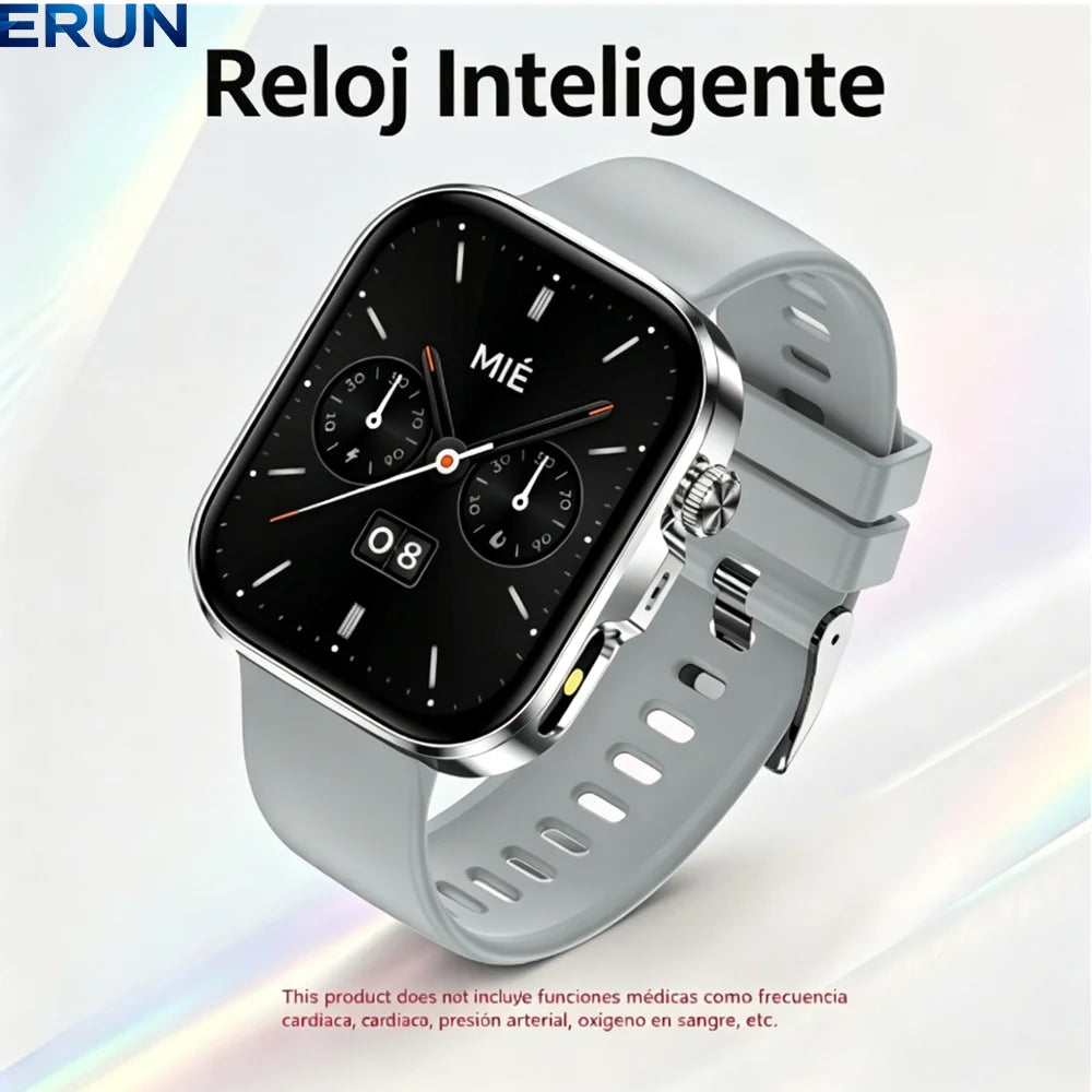 Smartwatch, Full Touchscreen, 2.01-Inch Ultra-Large Screen HD Display, Multiple Sports Modes, Flashlight, Calling, Clock, Men's Watch, Women's Watch, Ideal for Christmas Humor, Novelty, Fun Gift, Father's Day Present, New Yea