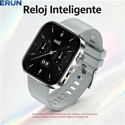 Smartwatch, Full Touchscreen, 2.01-Inch Ultra-Large Screen HD Display, Multiple Sports Modes, Flashlight, Calling, Clock, Men's Watch, Women's Watch, Ideal for Christmas Humor, Novelty, Fun Gift, Father's Day Present, New Yea