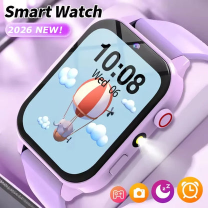 New Kids Smartwatch Features Wireless Calling, Wireless Music Playback, Call Reminders, Remote Photo Capture, Music Control, Weather Updates, A Calculator, and A Flashlight Function, Making It A Perfect Birthday