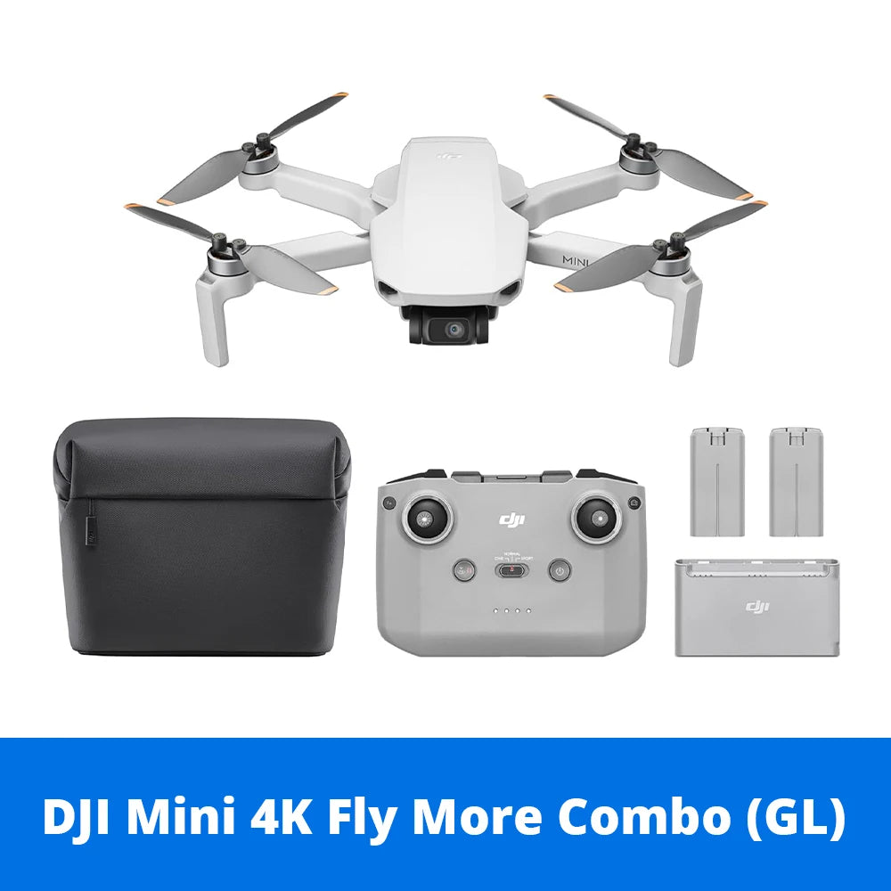 DJI Mini 4K Drones with a Camera | Drone 4K Professional Imaging Ultra-Light 4K 30FPS 3-Axis Gimbal 31Mins Flight 10KM Transmission 3 Batteries