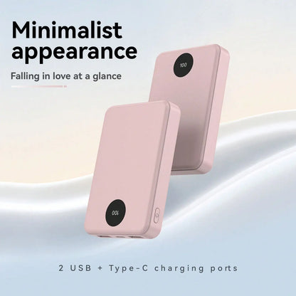 10000mAh Portable Power Bank Mobile Phone Charger, Small And Lightweight, Built-In Type-C Two-Way Charging And Discharging