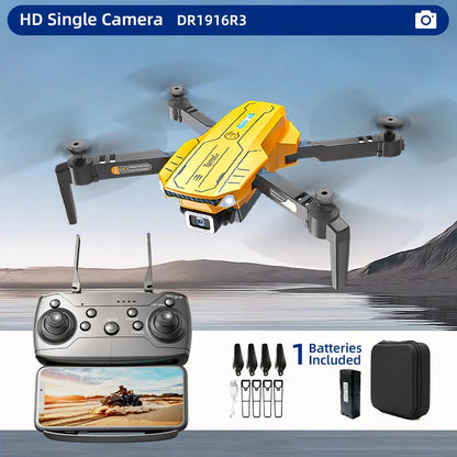 TONGLI Portable Foldable RC Drone Quadcopter, HD Camera with Gesture Photo Control, Headless Mode, Stable Altitude Hold Hover, Long-Range Wi-Fi FPV Transmission, Durable Build, Beginner-Friendly Outdoor Recreational Aerial RC