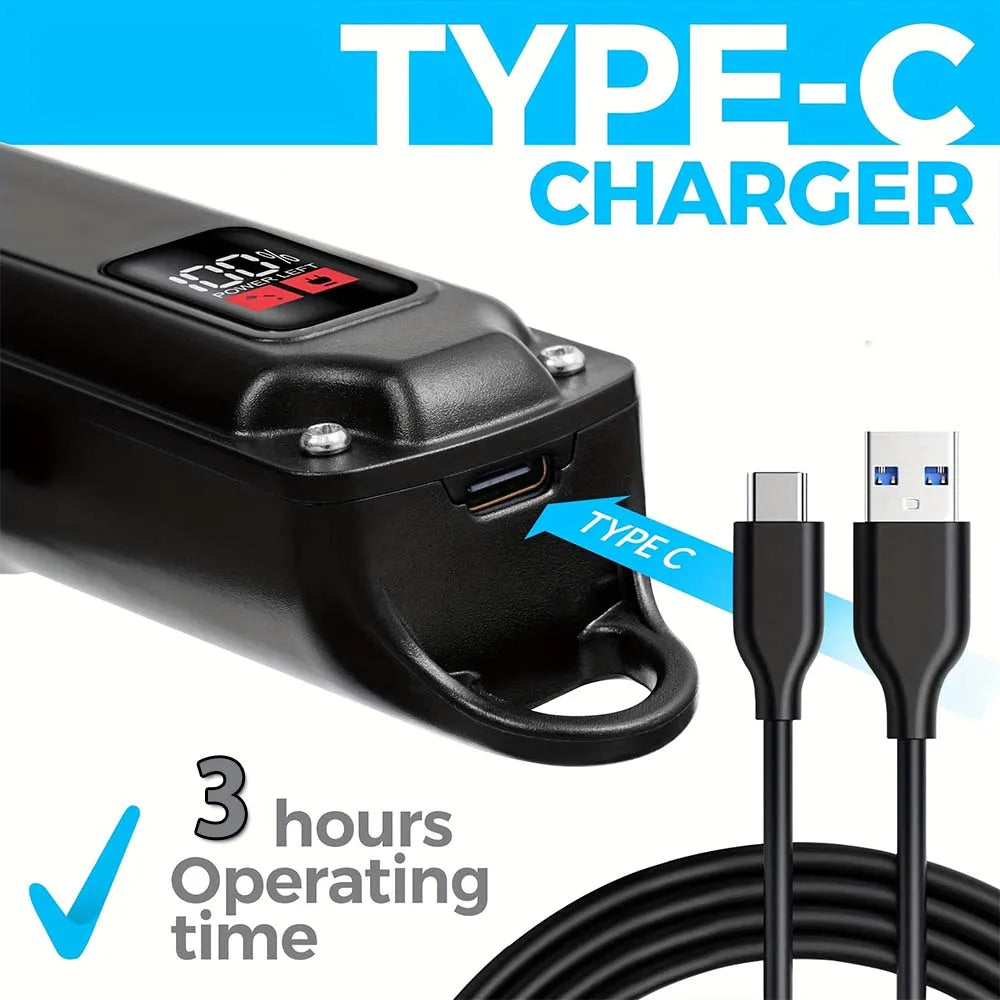 Professional Barber Electric Hair clipper LED display screen UBS charging Trimmer Powerful electric hair clipper trimmer tool