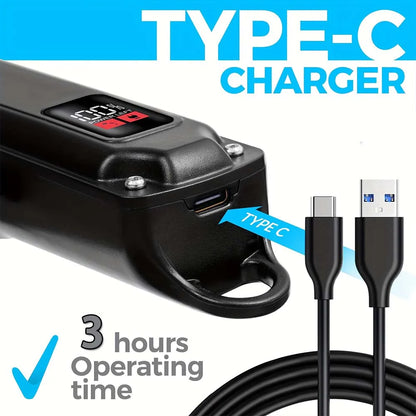 Professional Barber Electric Hair clipper LED display screen UBS charging Trimmer Powerful electric hair clipper trimmer tool