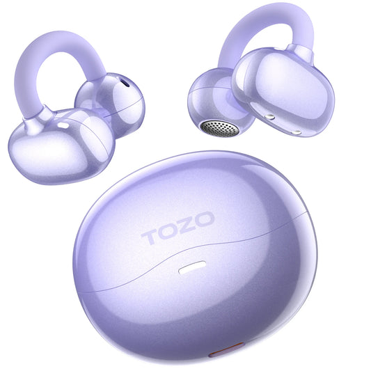 TOZO OpenOrb Open Ear Clips Headphones Adjust Wear Sport Headsets Skin-Freind TPU Material Ultralight Portable Outdoor Listening