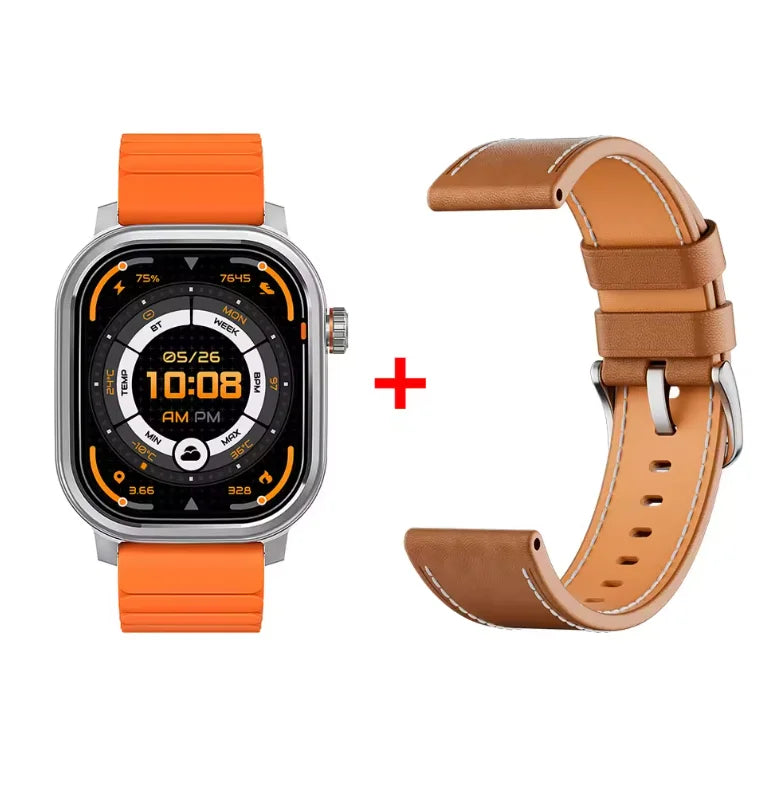 Original KOSPET PULSE Smart Watch Men Women 1.96" AMOLED BT Call IP68 Waterproof 180 Freestyle Training Modes Fitness Monitoring