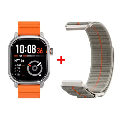 Original KOSPET PULSE Smart Watch Men Women 1.96" AMOLED BT Call IP68 Waterproof 180 Freestyle Training Modes Fitness Monitoring