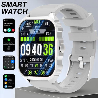 Stylish and Cool Smartwatch with Wireless Calling/dialing Function, Featuring Multiple Sports Modes, Weather Forecast, Music Control, Find Phone, Alarm Reminders, Do Not Disturb Mode, and More. The Top Choice for Birthday Gif