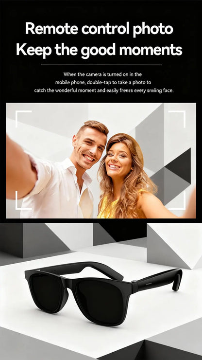 US HOT D11 Smart Glasses Bluetooth Connectivity Blue-Light Latest AI Shooting Sunglasses Video Recorder Voice Assistant Music